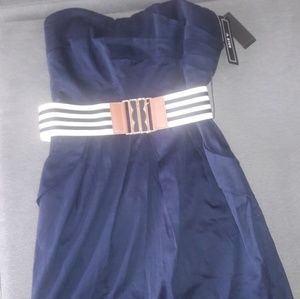 A. Byer Blue Strapless Dress NWT